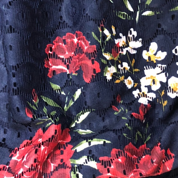 🍍Francesca’s Dress crochet flare w button closure - Picture 3 of 3